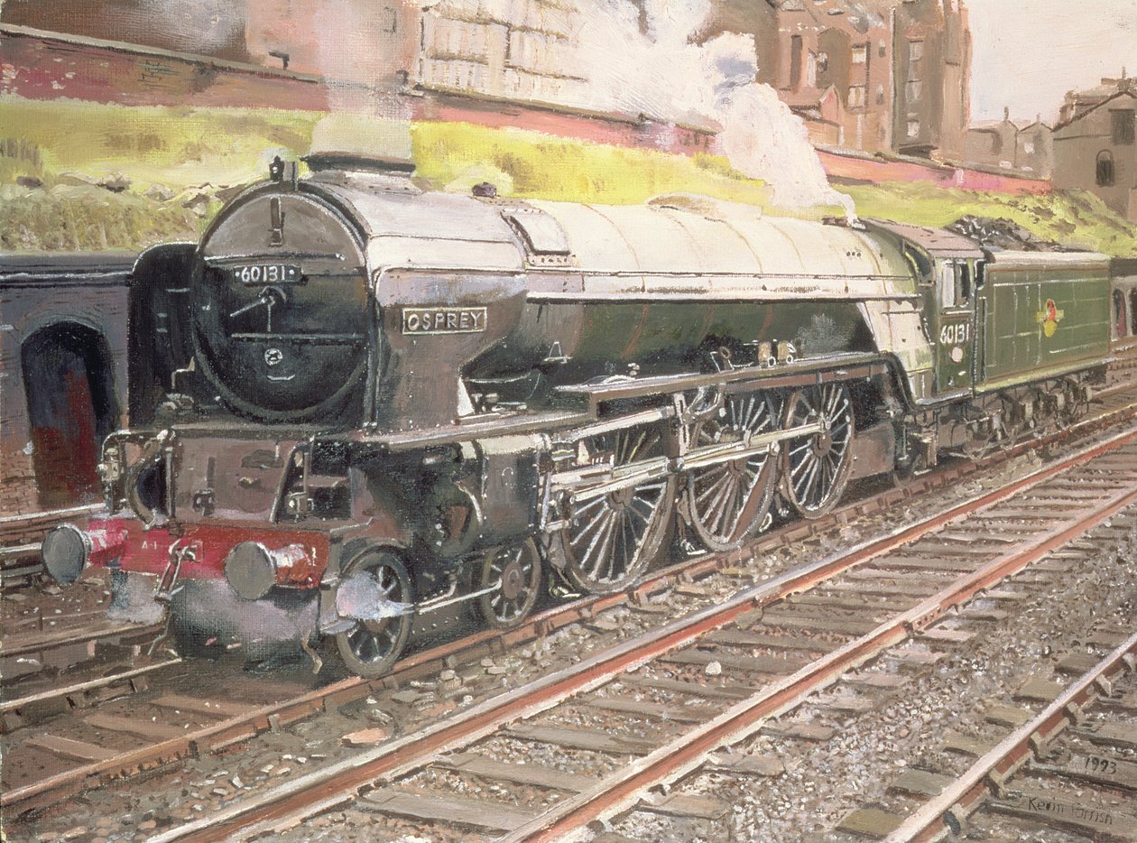 A1 Majesty, Osprey 60131 al MPD di Camden, Londra da Kevin Guild of Railway Artist Parrish
