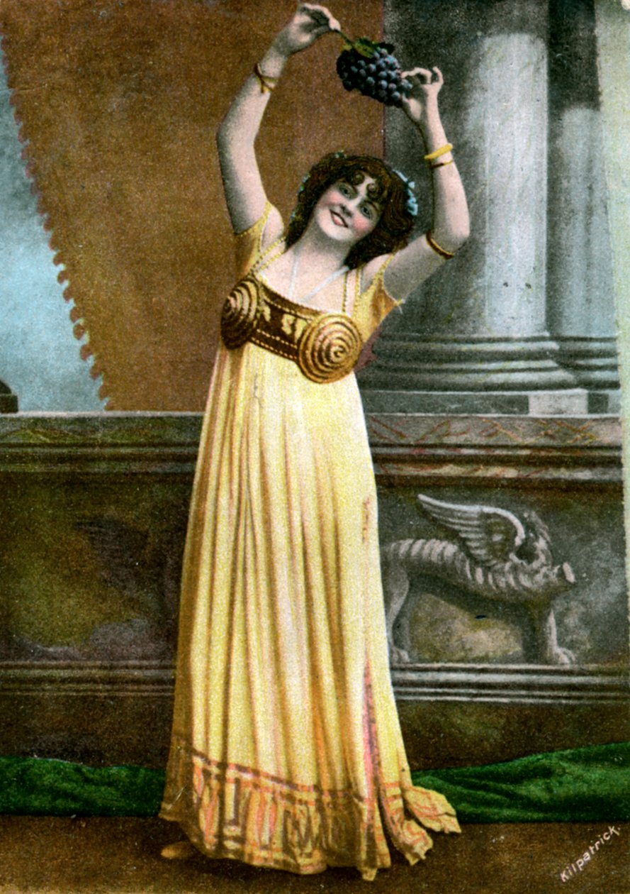 Marie Studholme, attrice inglese, inizio XX secolo da Kilpatrick