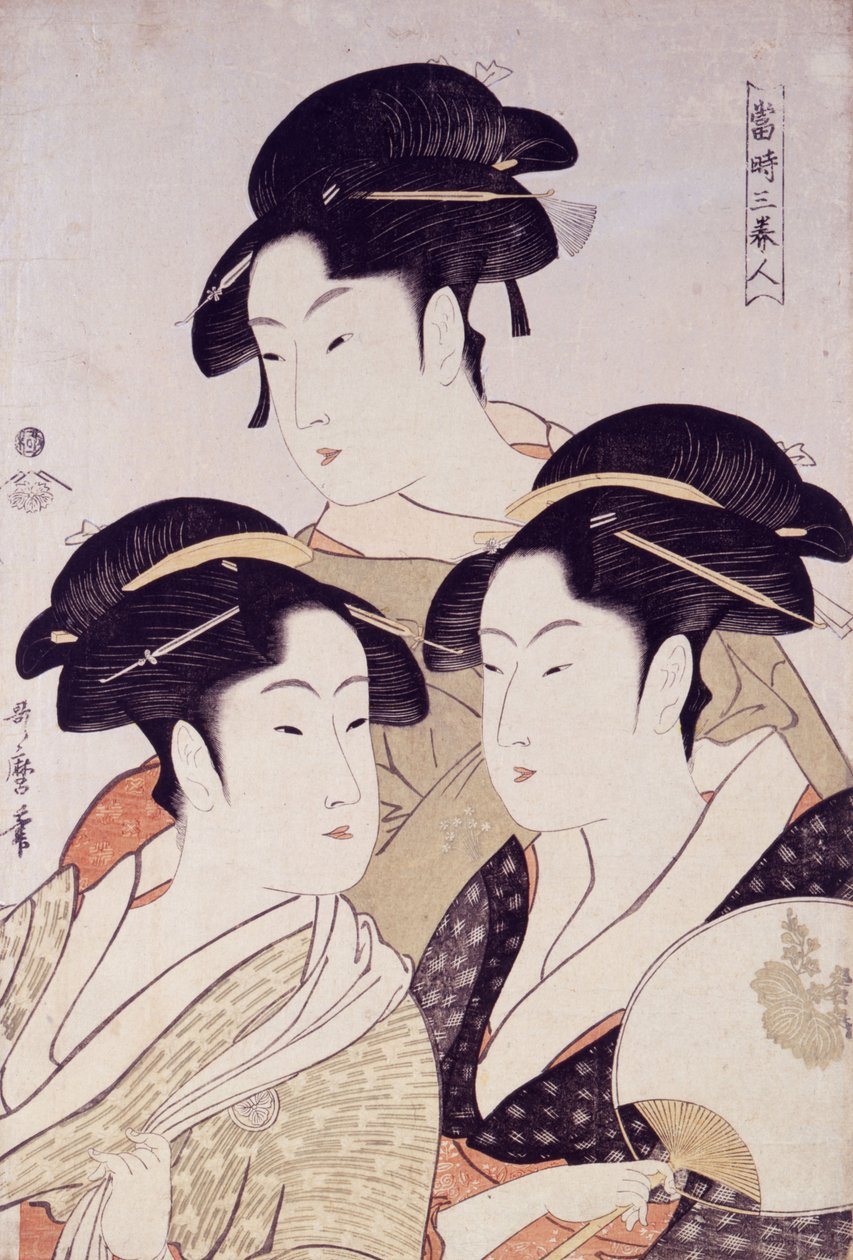 Toji san bijin da Kitagawa Utamaro