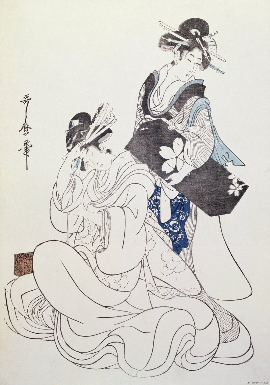 Due figure femminili da Kitagawa Utamaro