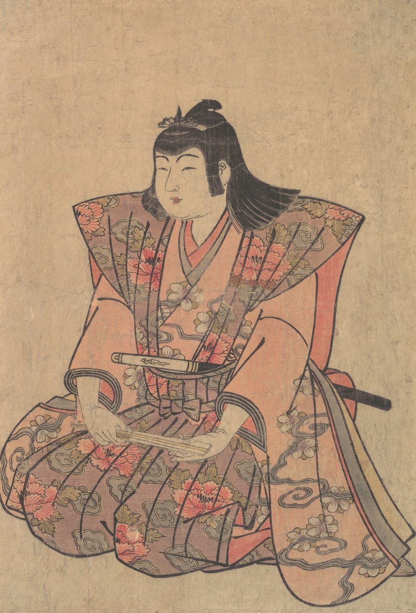Un ragazzo cantante da Kitao Shigemasa