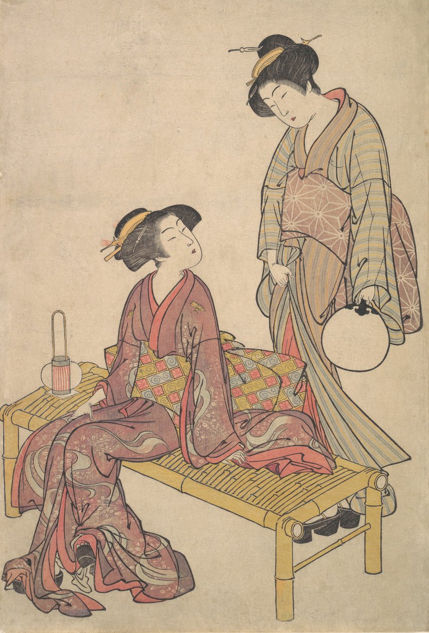 La Lanterna a Mano, ca. 1790 da Kitao Shigemasa