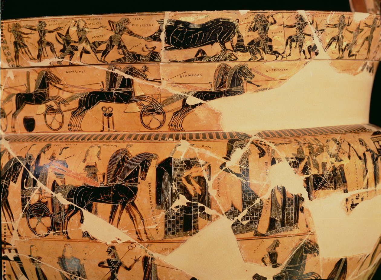 Il Vaso François, realizzato da Ergotimos da Kleitias