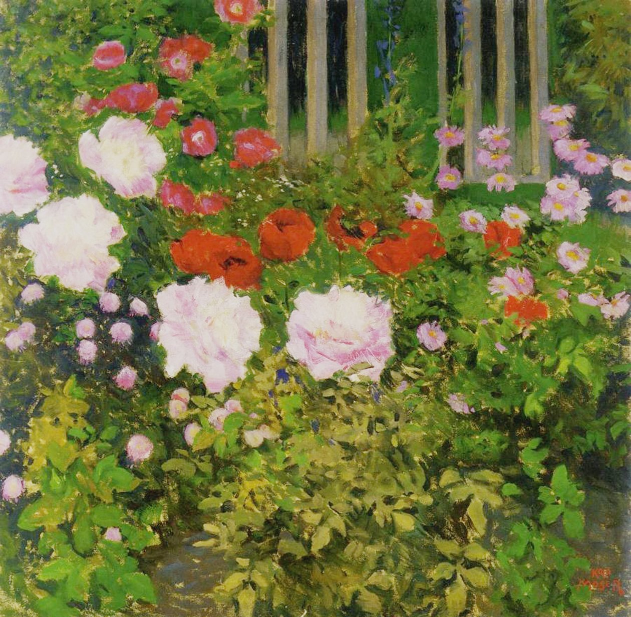 Una siepe di rose da Koloman Moser