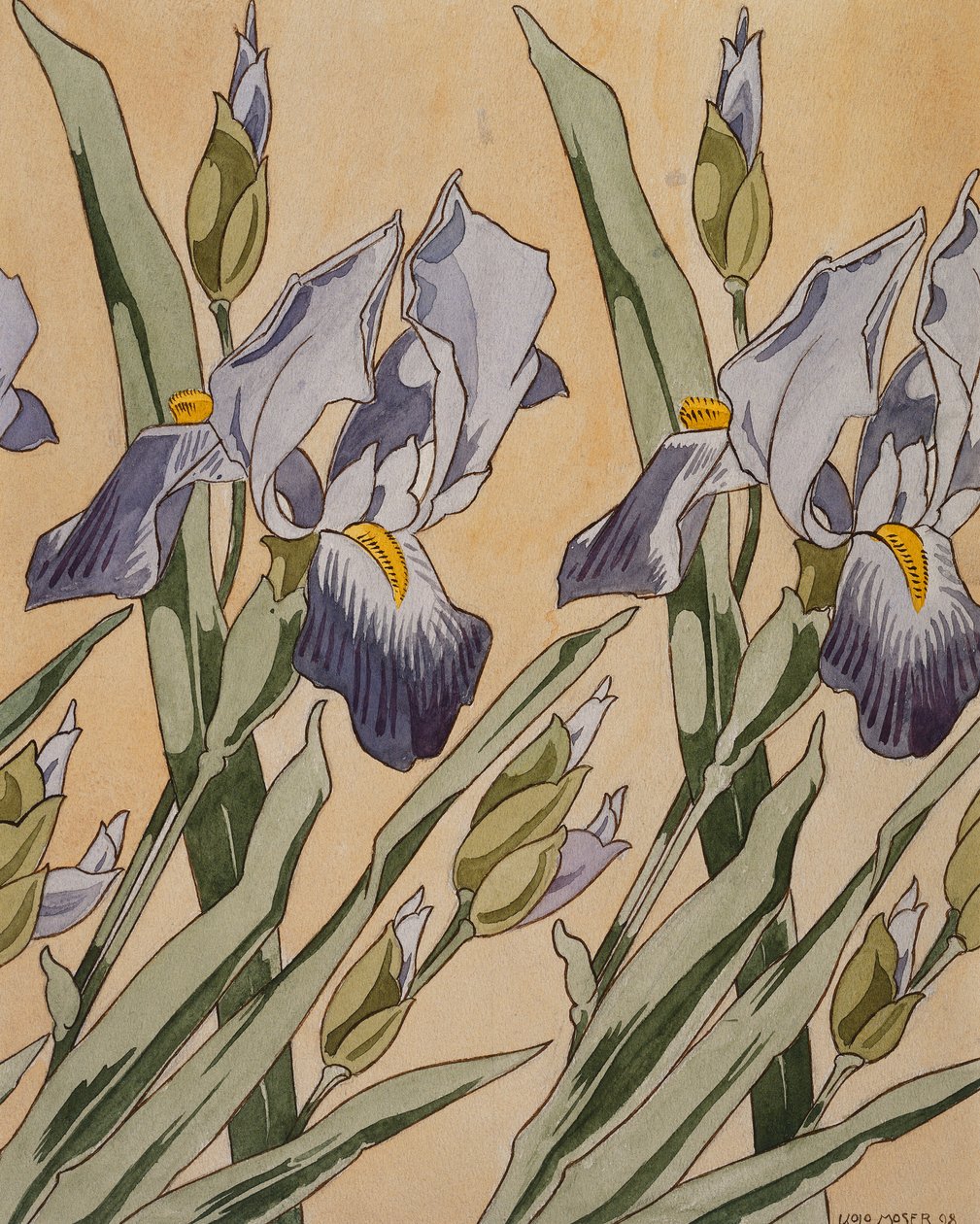 Iris, 1898 da Koloman Moser