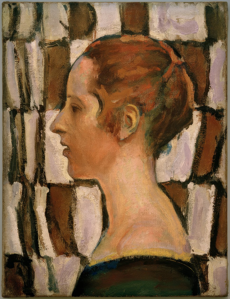 Ritratto di ragazza di profilo da Koloman Moser