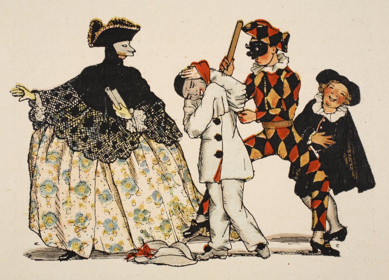 Commedia Italiana, 1918 da Konstantin Andreevic Somov