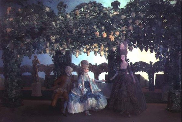 La sera, 1900-02 da Konstantin Andreevic Somov