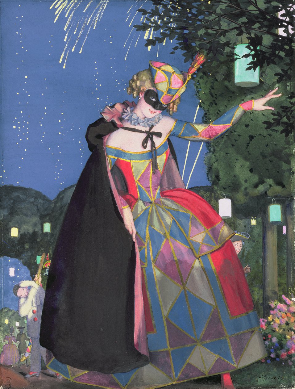 La piccola lingua di Colombina, 1913 da Konstantin Andreevic Somov