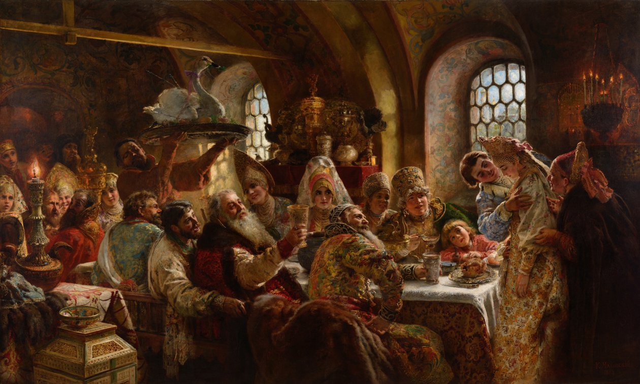 Festa di nozze di un boyar da Konstantin Egorovich Makovsky