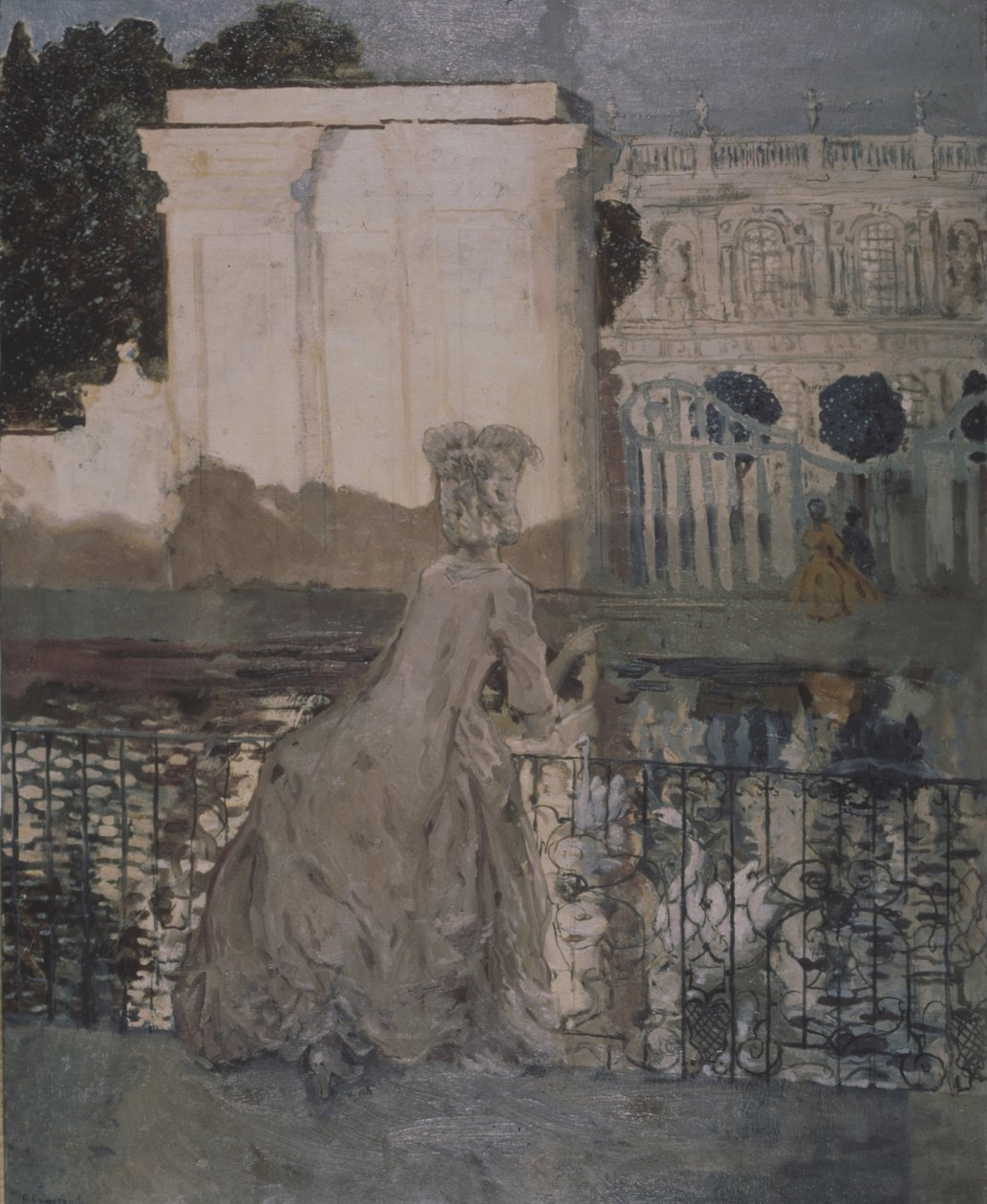 Signora allo stagno da Konstantin Andreevic Somov