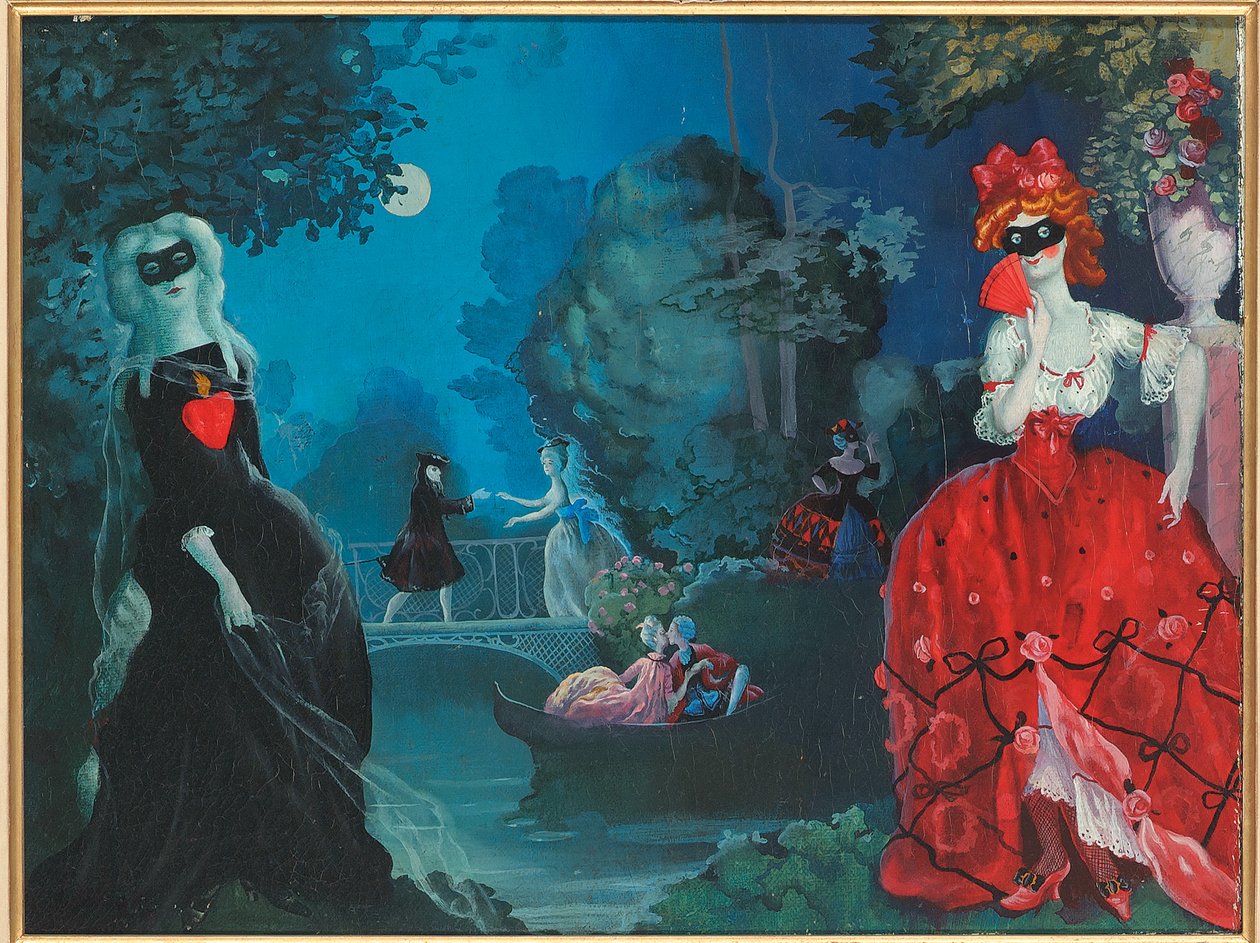 Mascherata al chiaro di luna da Konstantin Andreevic Somov