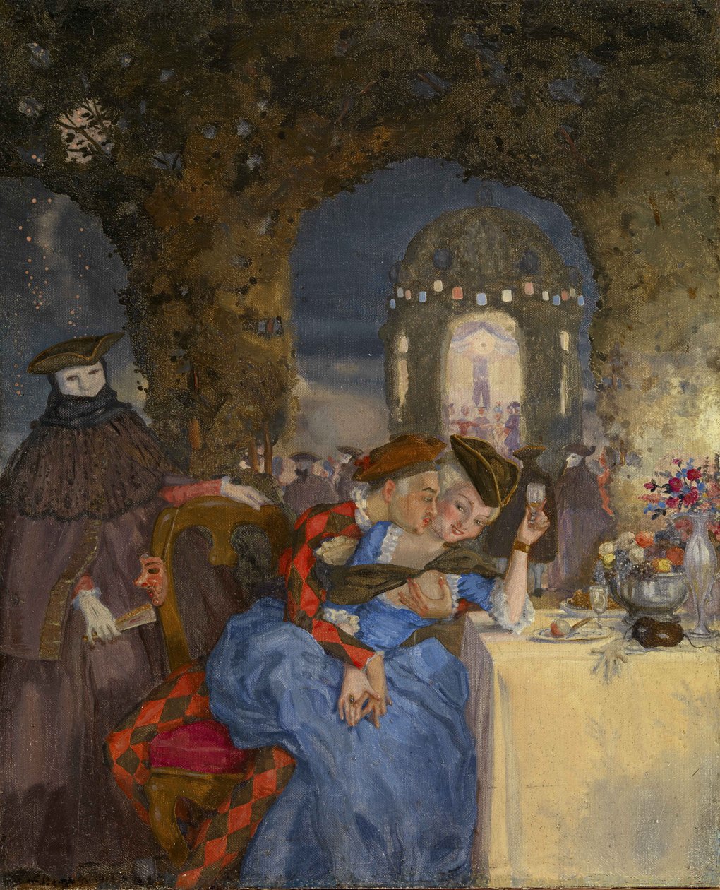 Appuntamento, c. 1918 da Konstantin Andreevic Somov