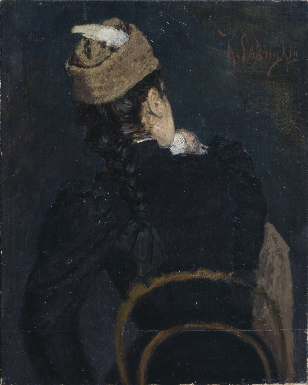Una studentessa da Konstantin Apollonovich Savitsky