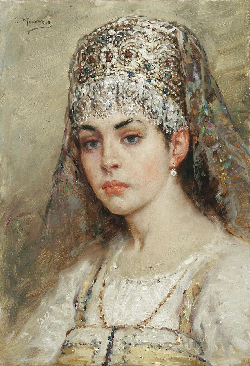 Moglie dei boiardi da Konstantin Egorovich Makovsky