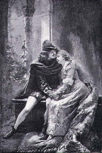 Romeo e Giulietta (incisione) da Konstantin Egorovich Makovsky