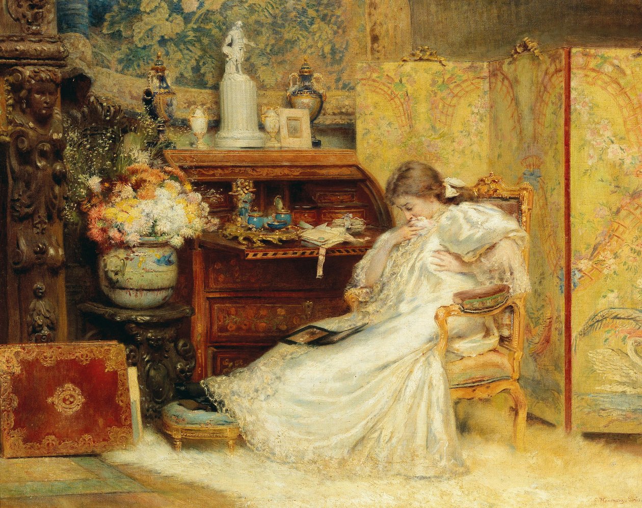 La tenera creatura da Konstantin Egorovich Makovsky