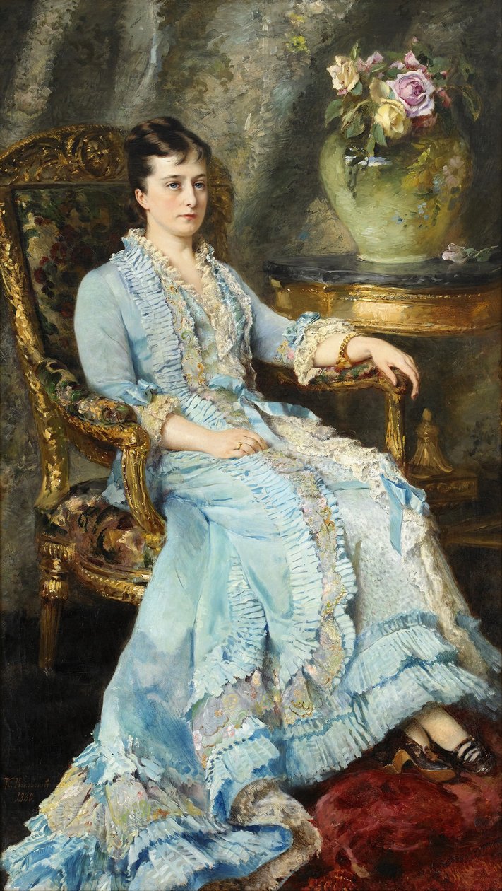 Ritratto di Catherine Dolgorukov (1847-1922) da Konstantin Makovsky
