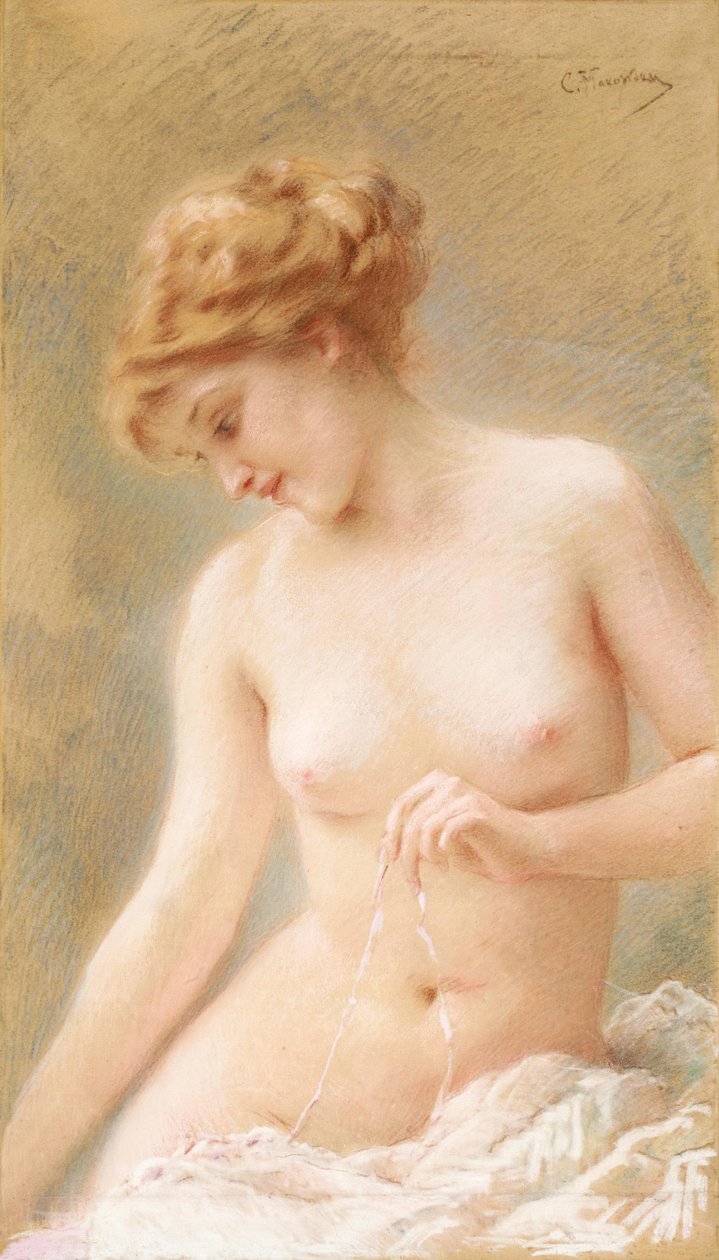 Nudo seduto da Konstantin Makovsky