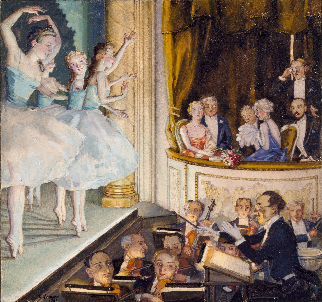 Balletto russo da Konstantin Somov