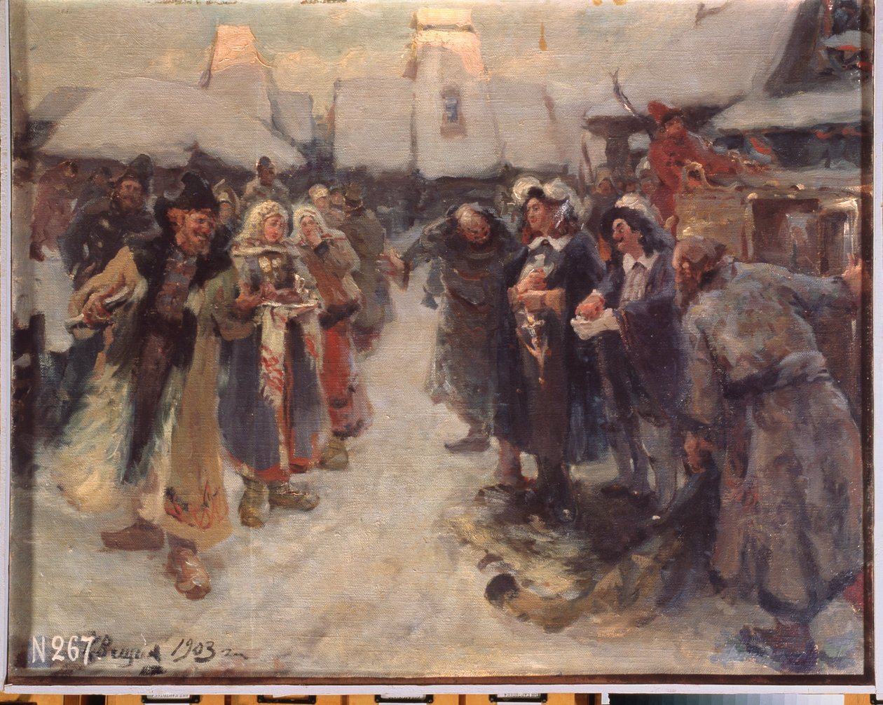 Gli stranieri a Mosca da Konstantin Veshchilov
