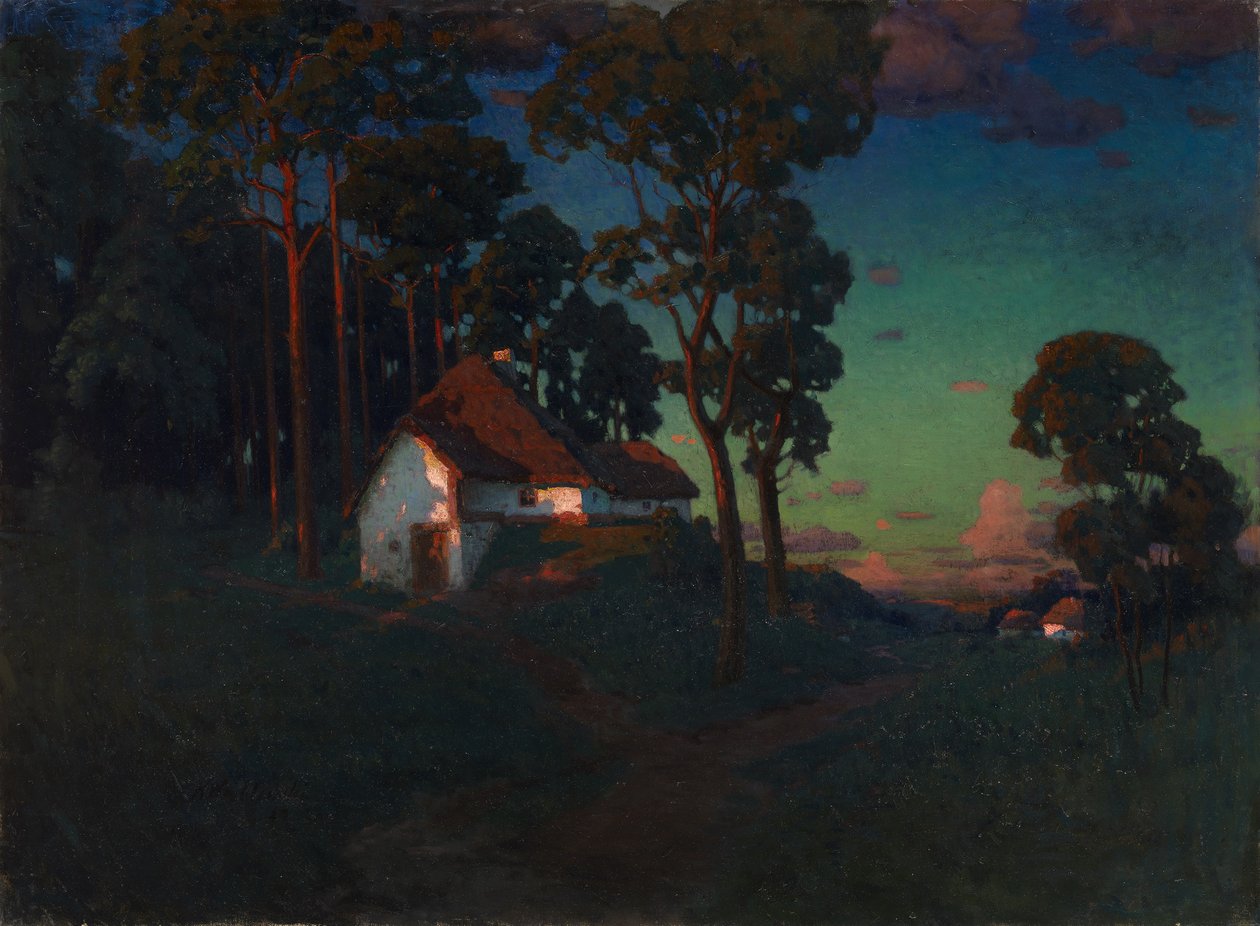 Villaggio al tramonto da Konstantin Wroblewski
