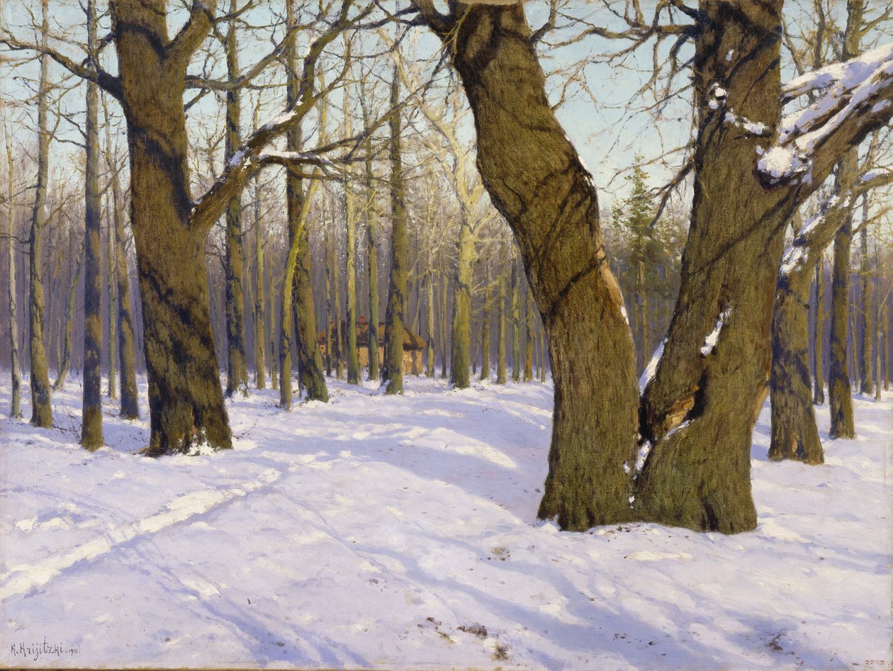 Inizio primavera, 1910 da Konstantin Yakovlevich Kryzhitsky