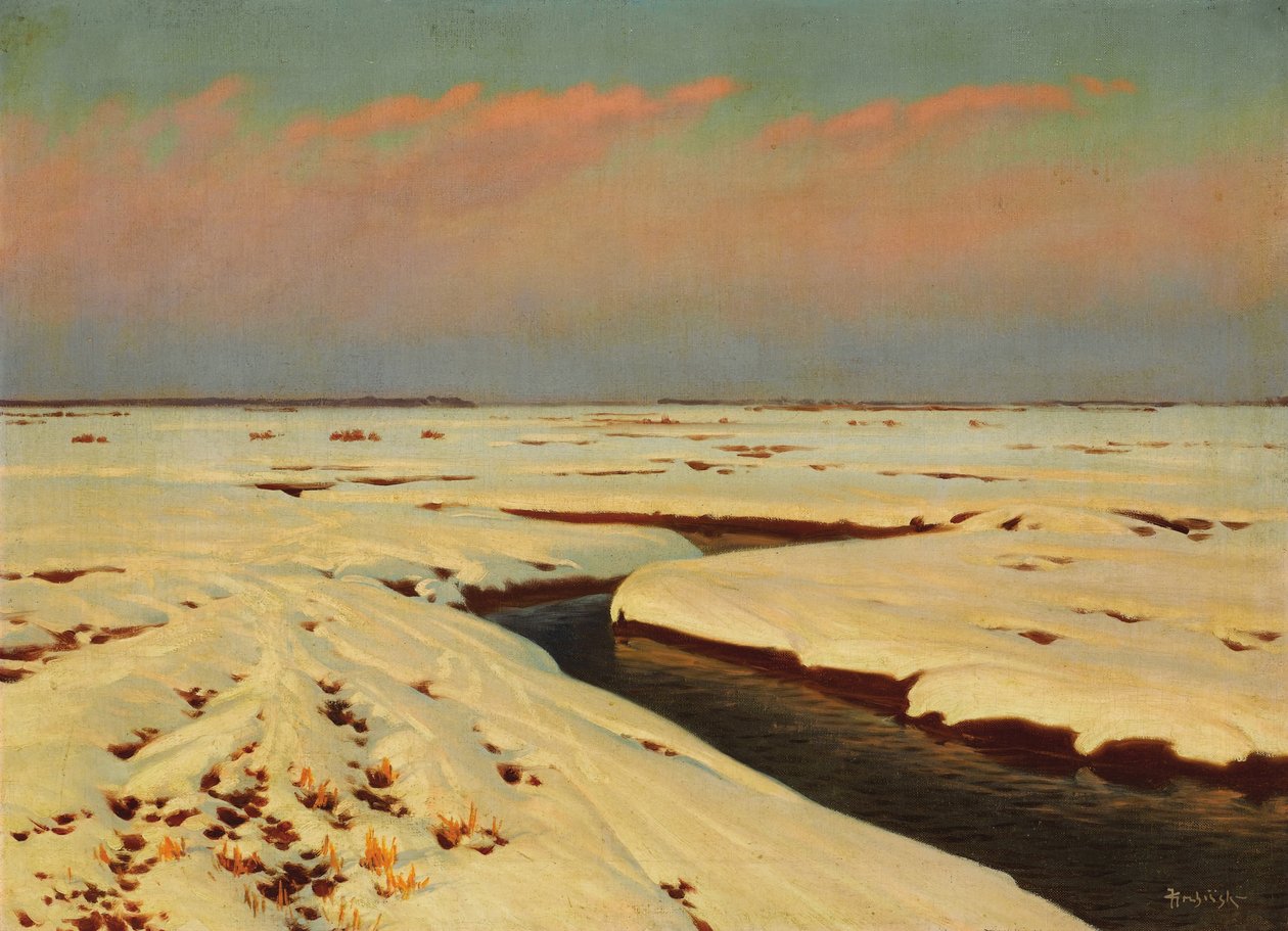 Paesaggio Invernale da Konstantin Yakovlevich Kryzhitsky