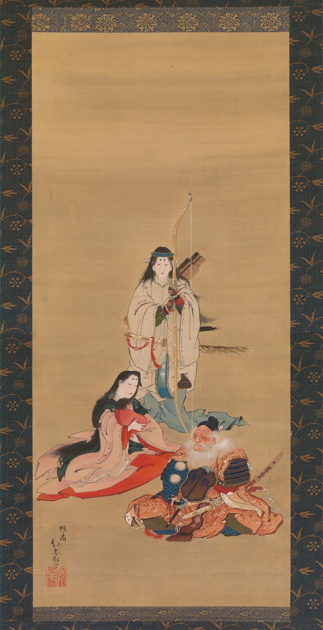 La Leggendaria Imperatrice Jingu, metà del XIX secolo da Kosai Hokushin