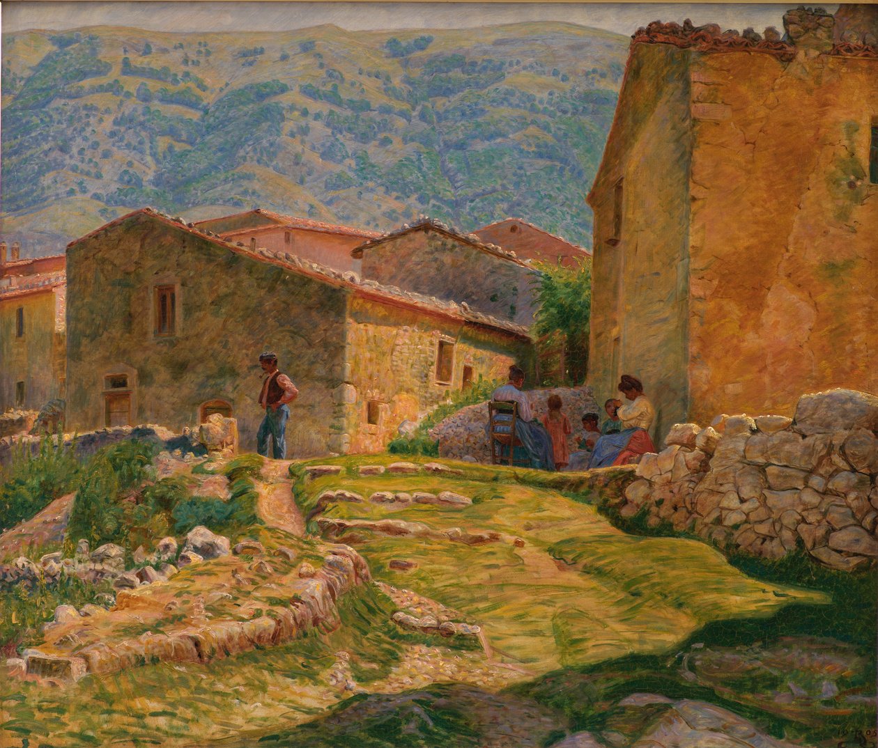 Mattina di sole a Civita d