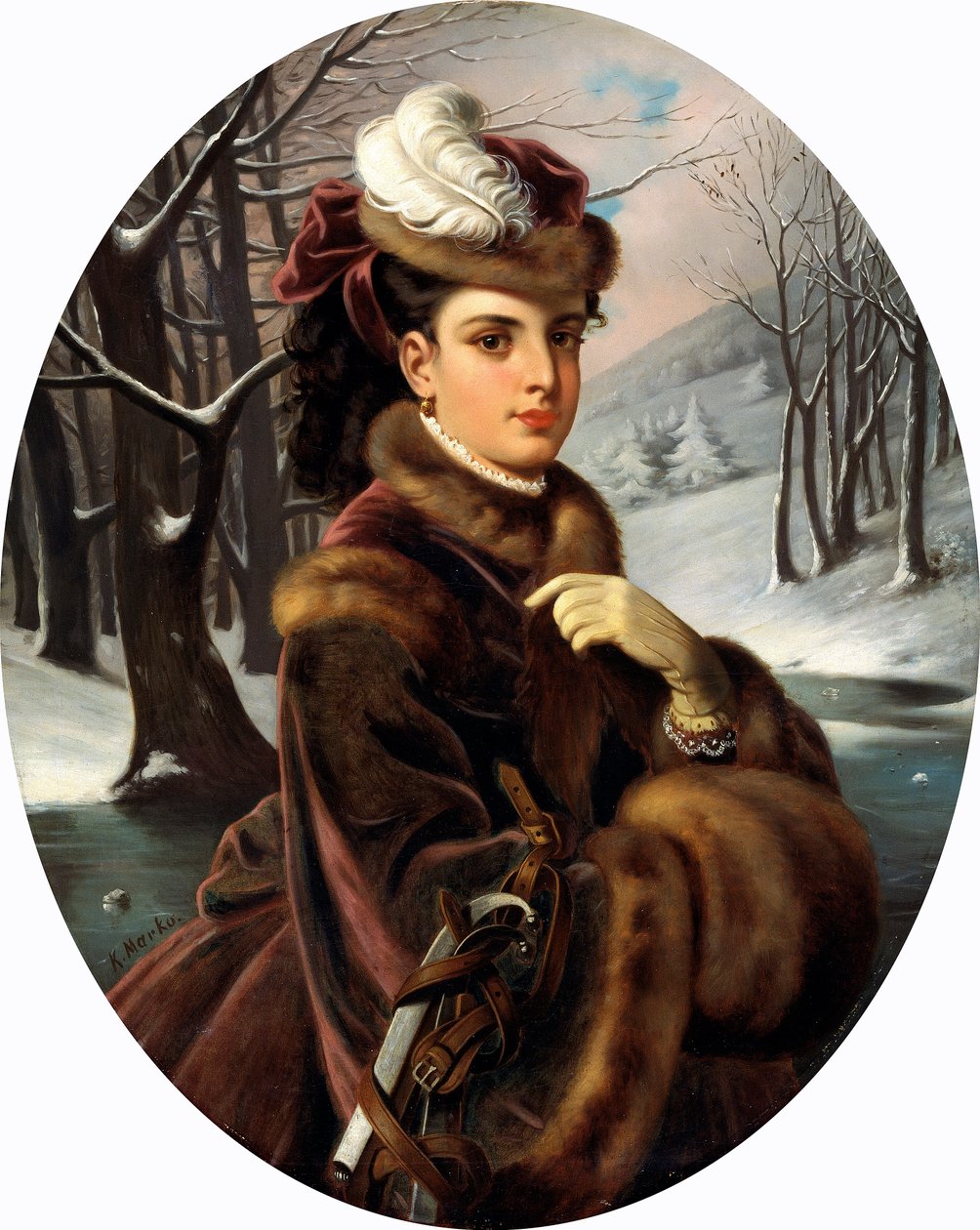 Adelina Patti, 1843-1919, 1873-75 da Károly Markó the Younger