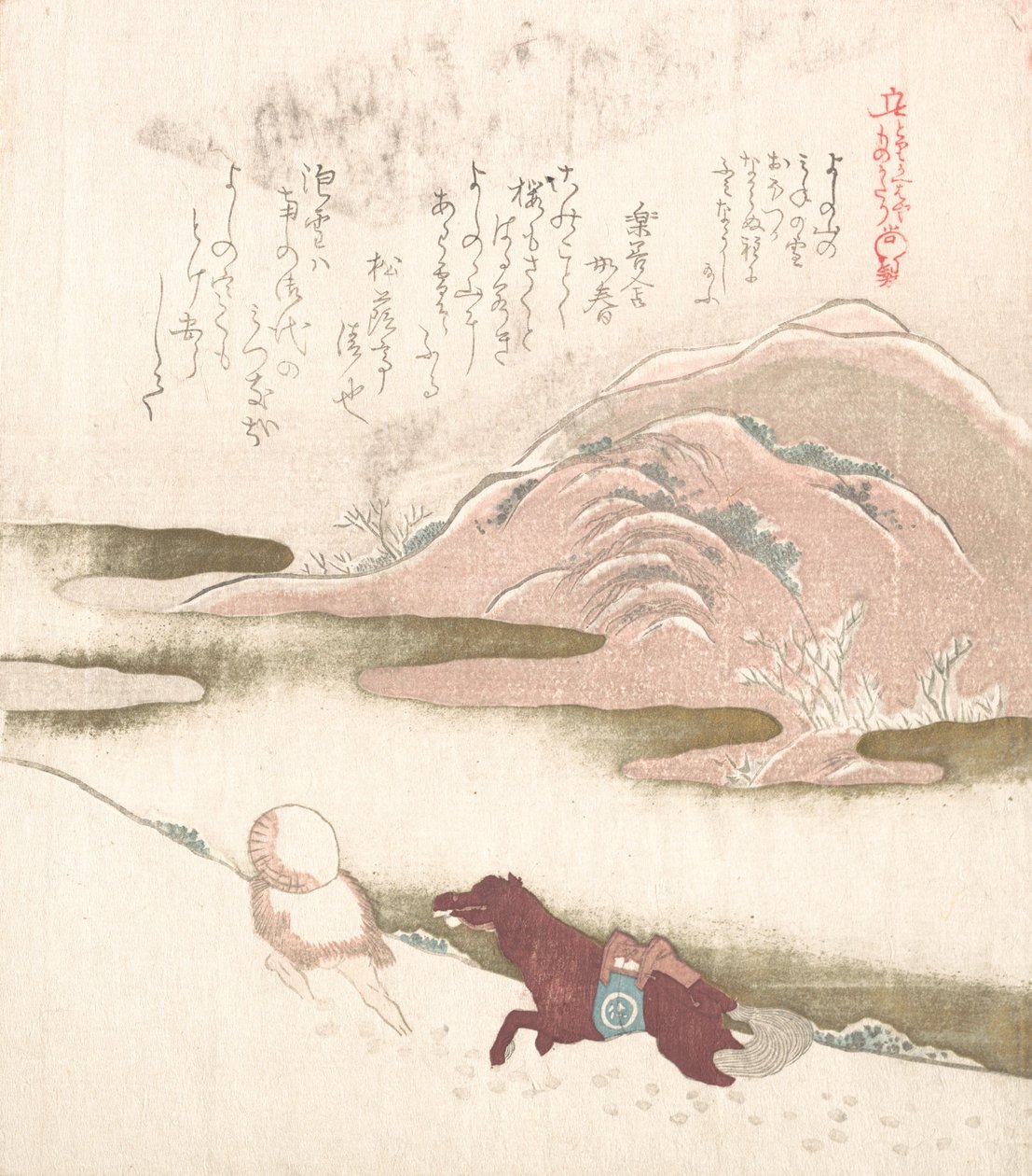 Paesaggio innevato, XIX secolo da Kubo Shunman