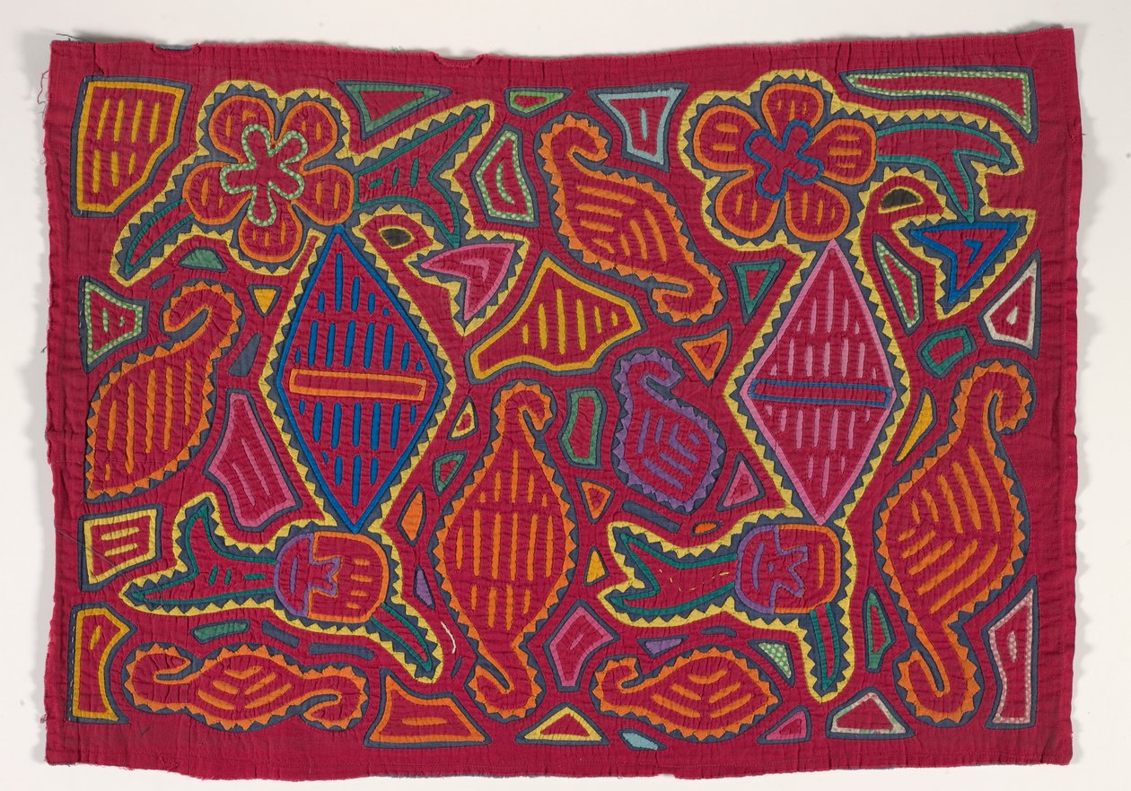 Pannello di camicia (mola), c.1950 da Kuna Indian Culture