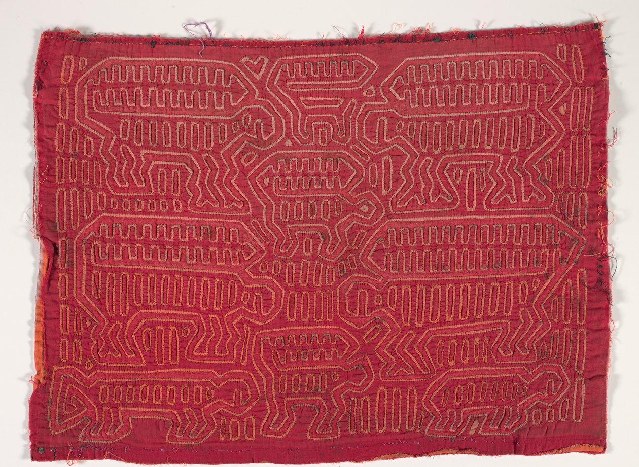 Pannello di camicia (mola), c.1950 da Kuna Indian Culture