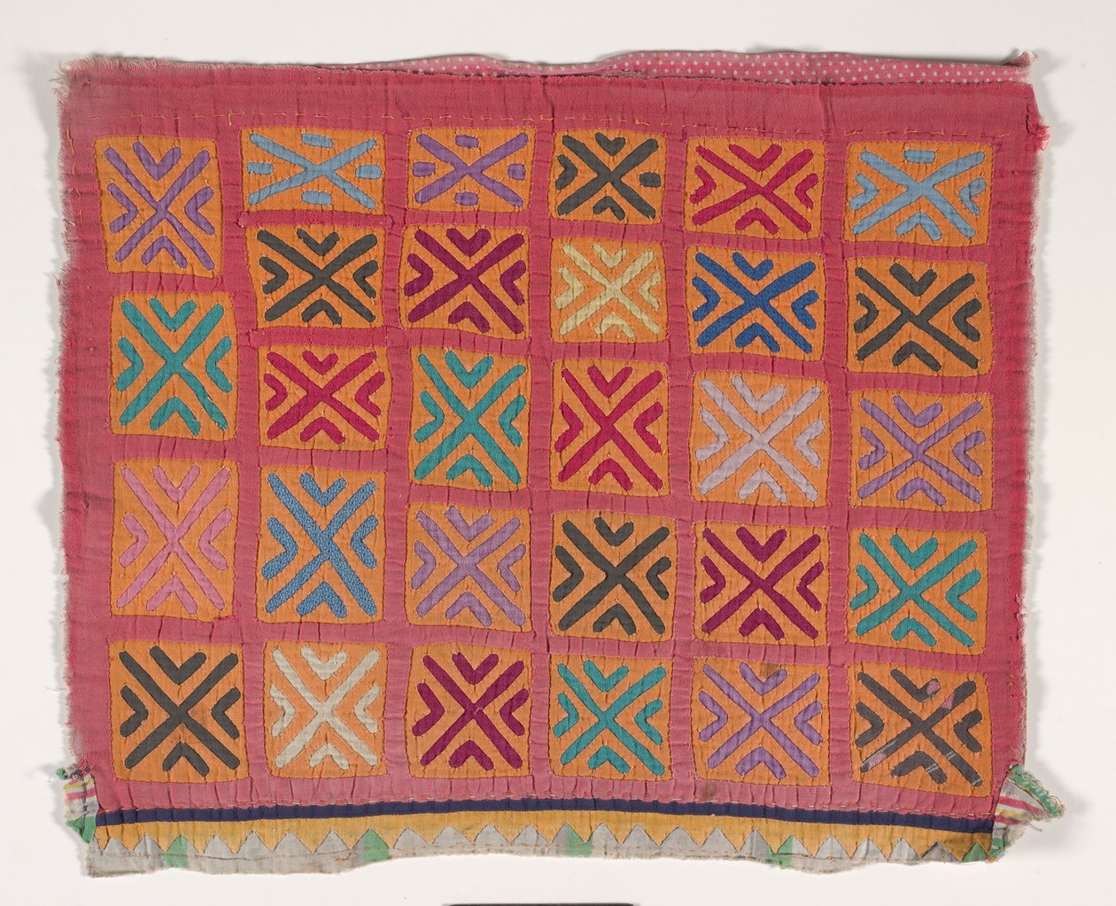 Pannello di camicia (mola) (cotone applicato) da Kuna Indian Culture