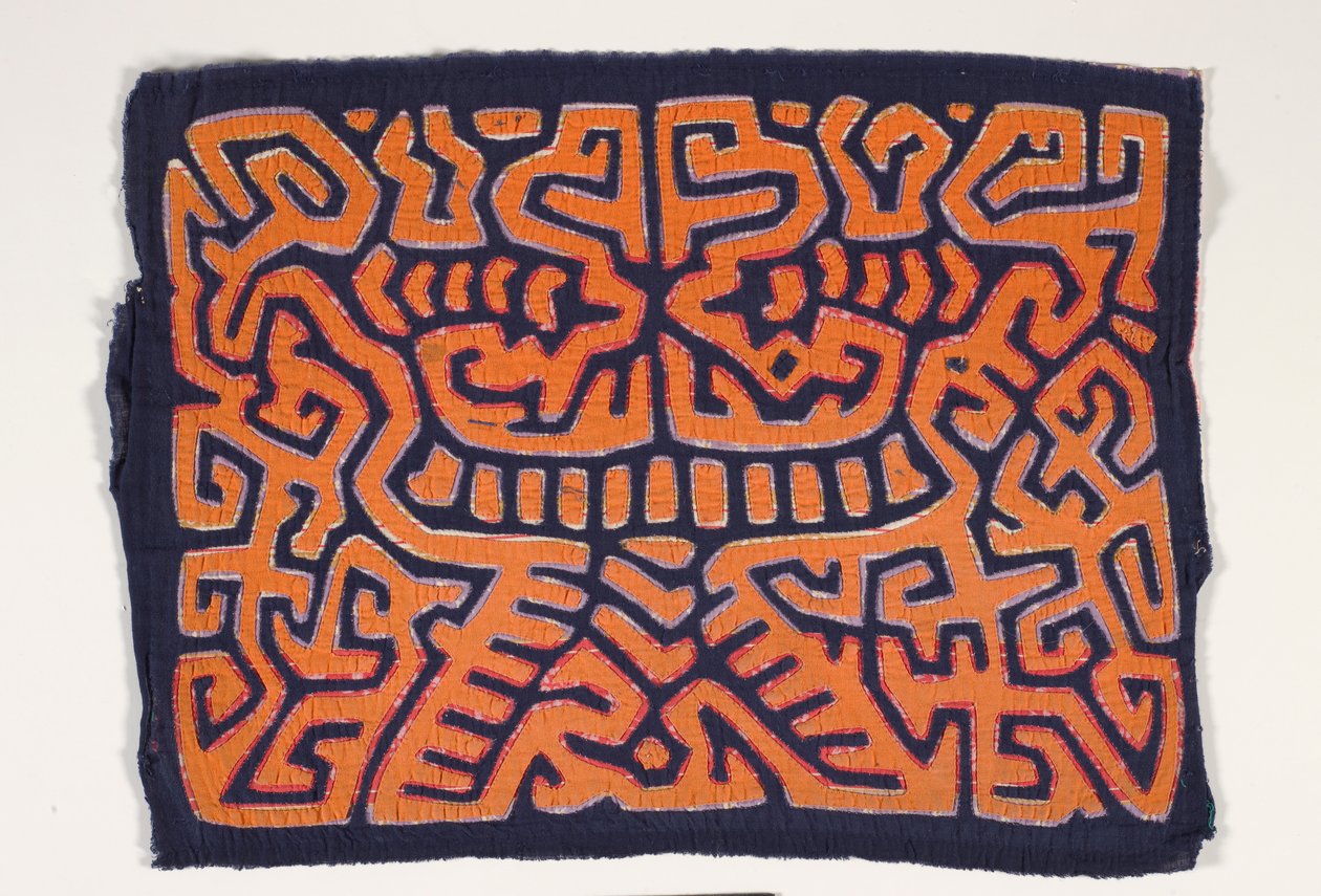 Pannello di camicia (mola) da Kuna Indian Culture