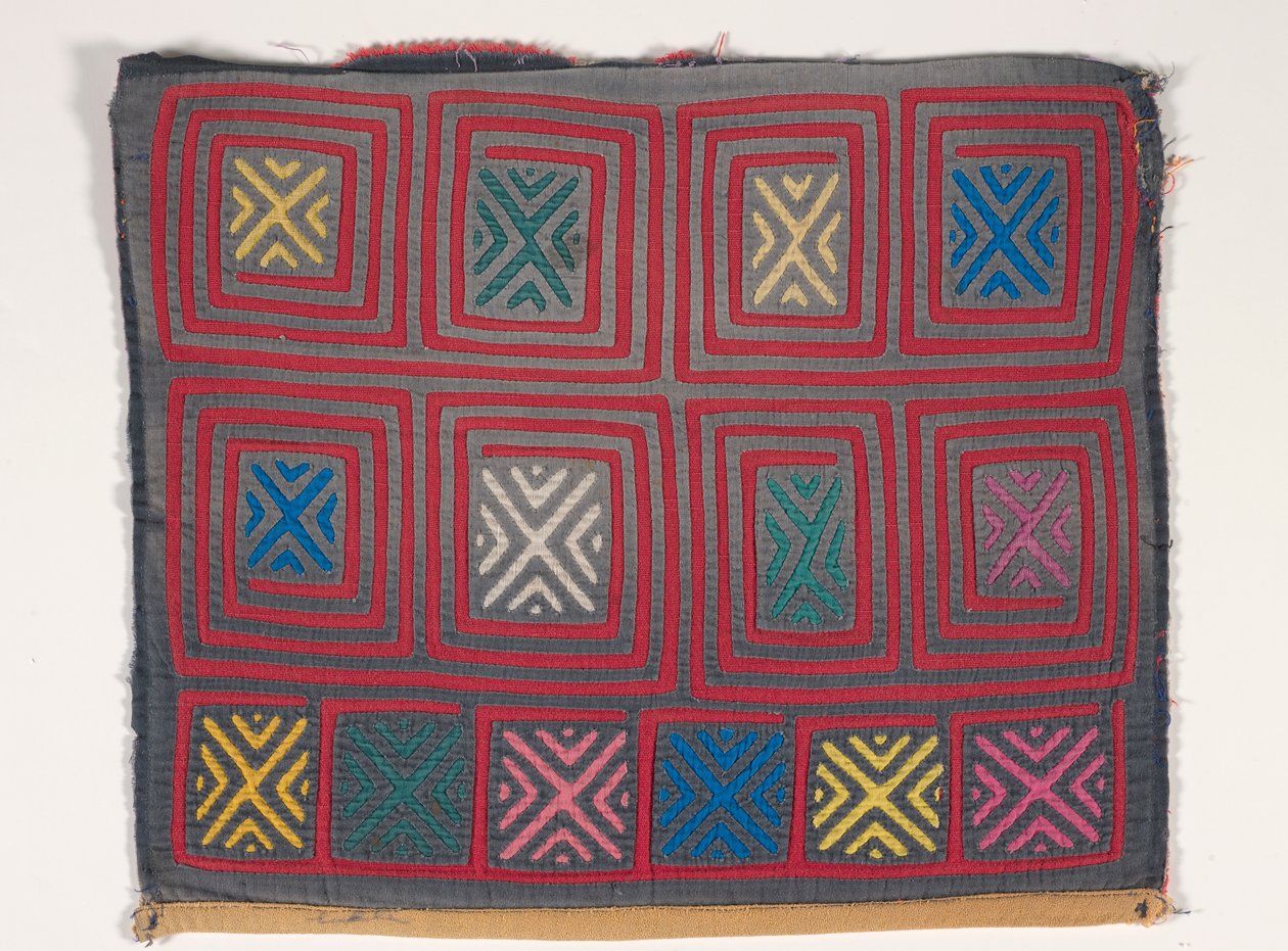 Pannello di camicia (mola) da Kuna Indian Culture