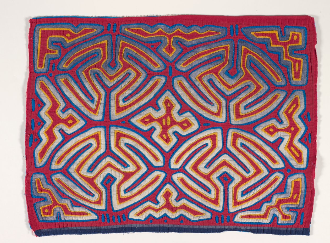 Pannello di camicia (mola) da Kuna Indian Culture