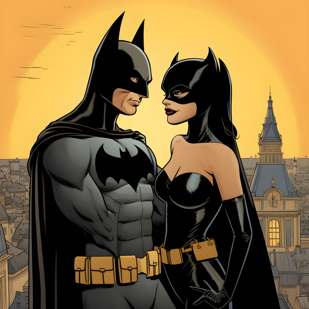 Batman e Catwoman 1 da Kurt Heppke