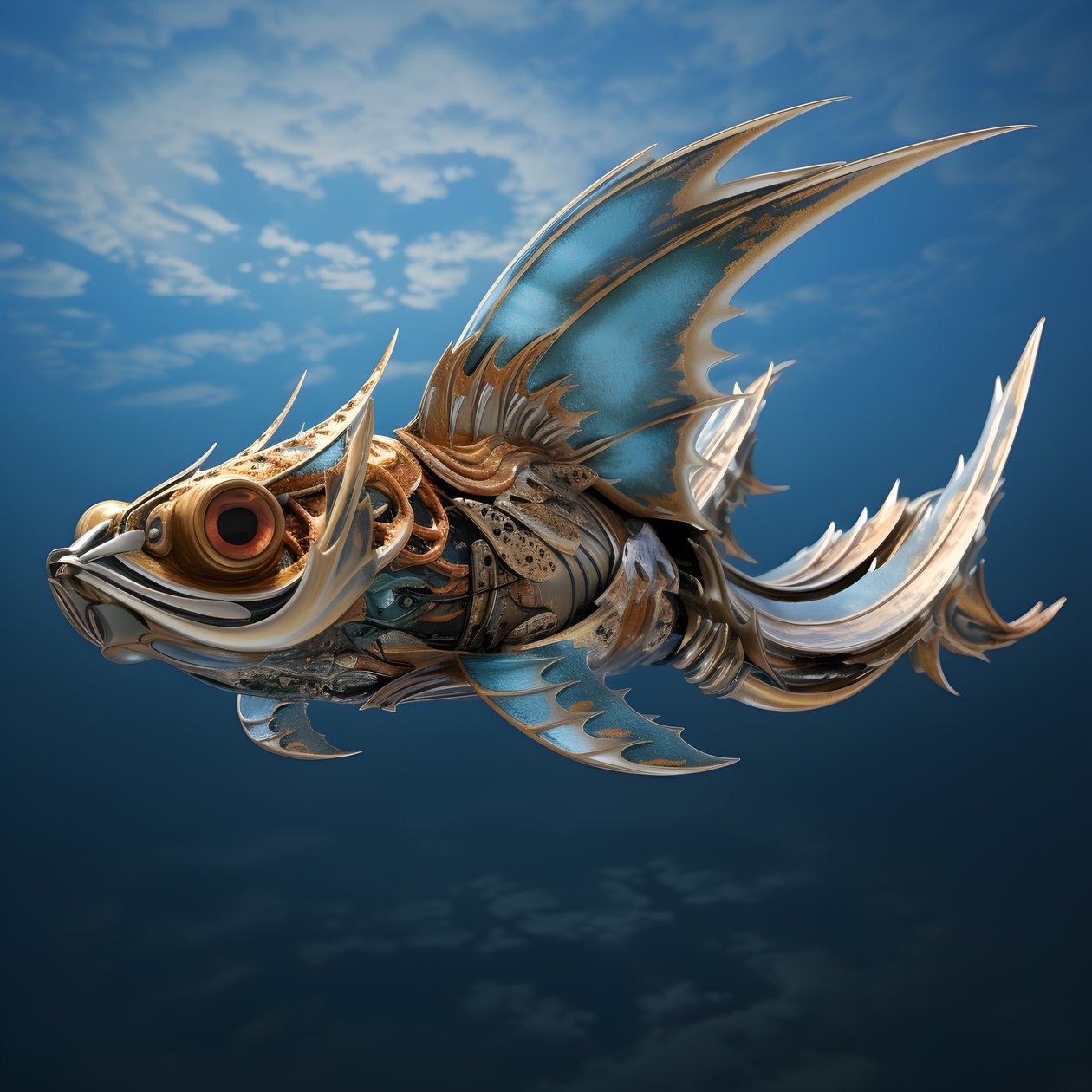 Un pesce volante 4 da Kurt Heppke