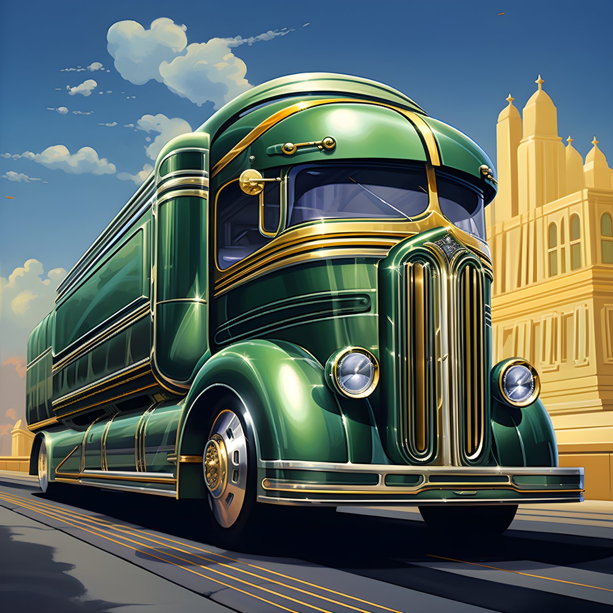 Camion a muso piatto 4 da Kurt Heppke