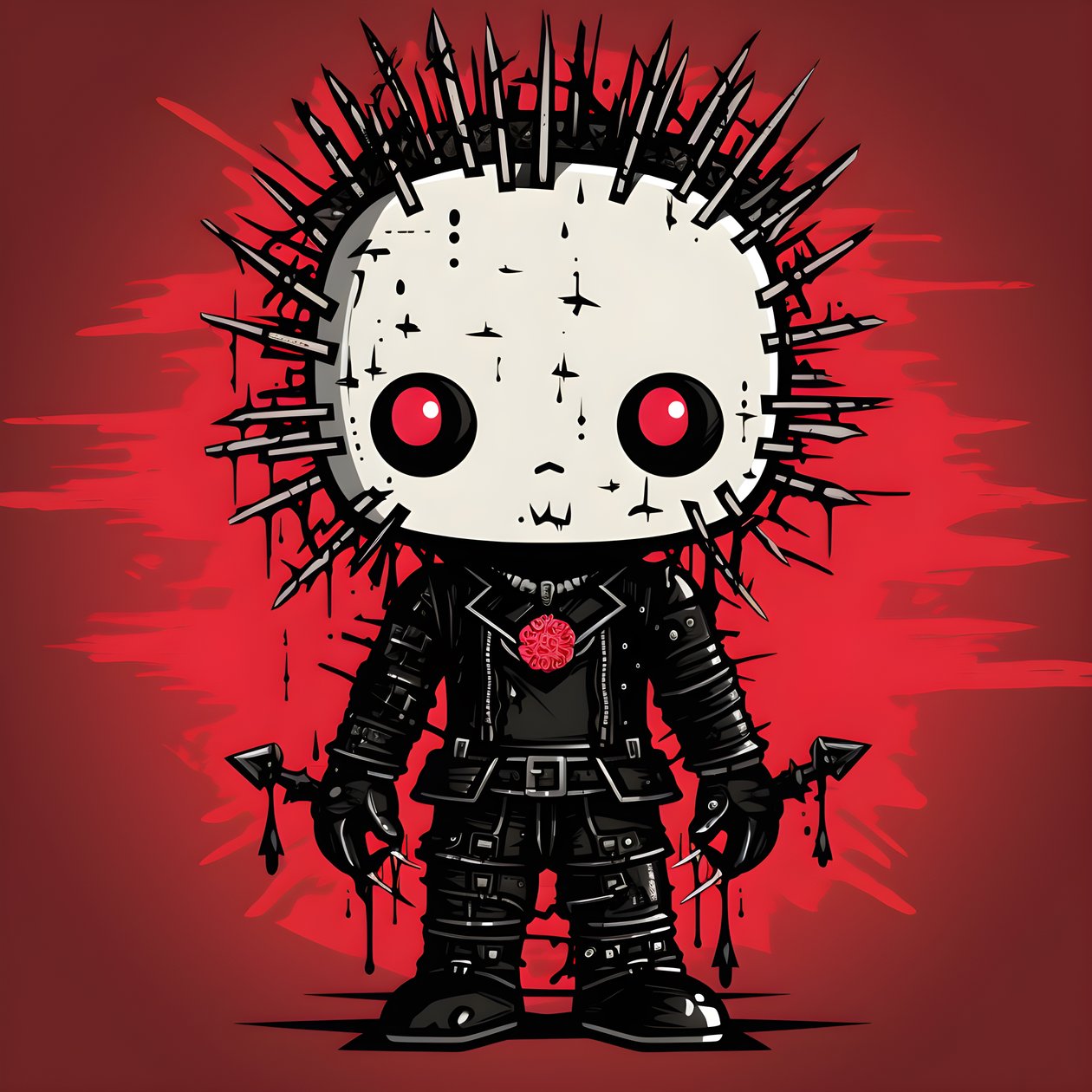 Hello Kitty come Pinhead da Kurt Heppke