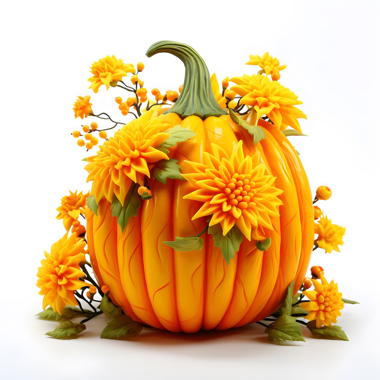 Zucca da cui crescono fiori 1 da Kurt Heppke