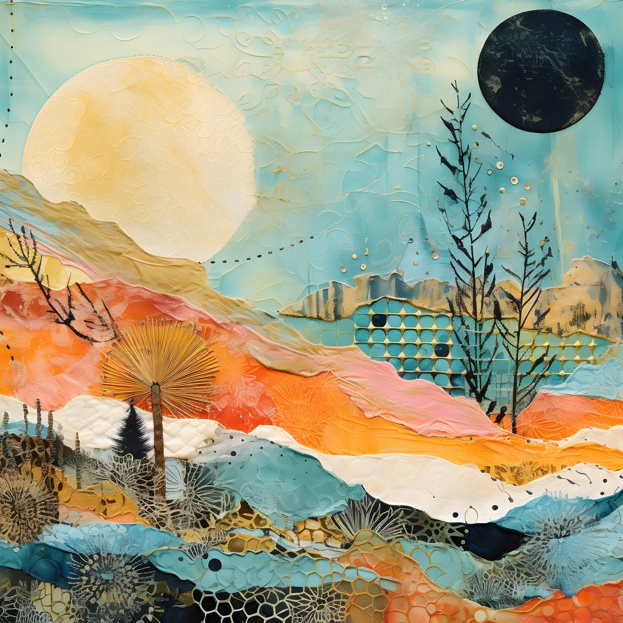 paesaggio preistorico 2 da Kurt Heppke