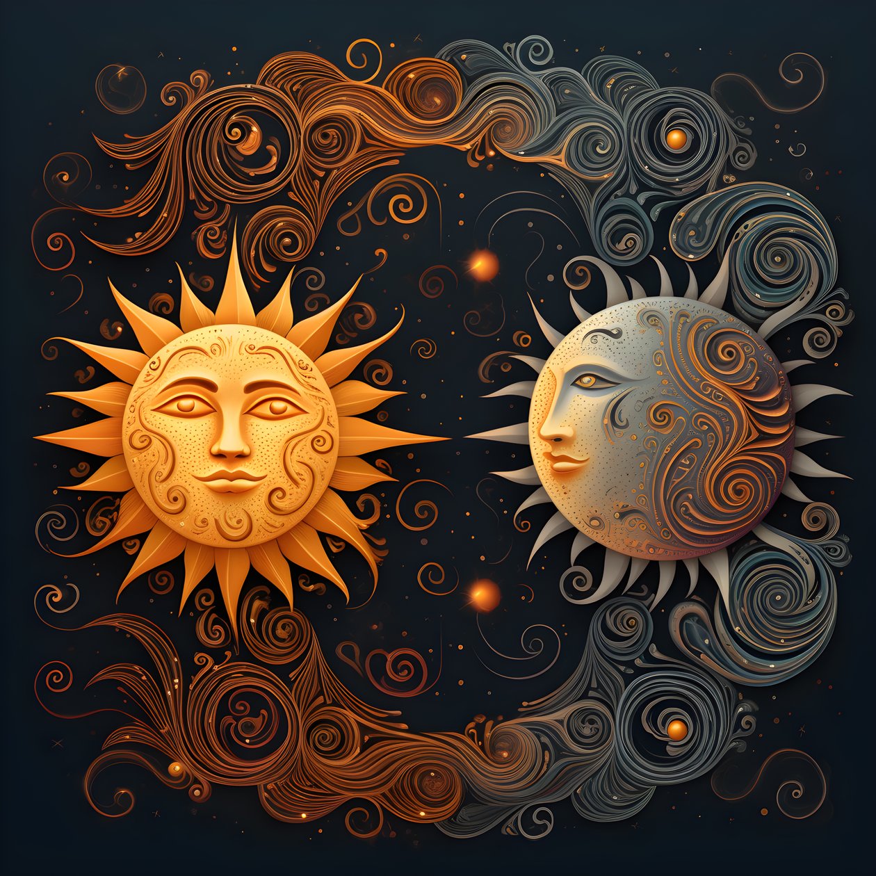 Sole e luna 1 da Kurt Heppke