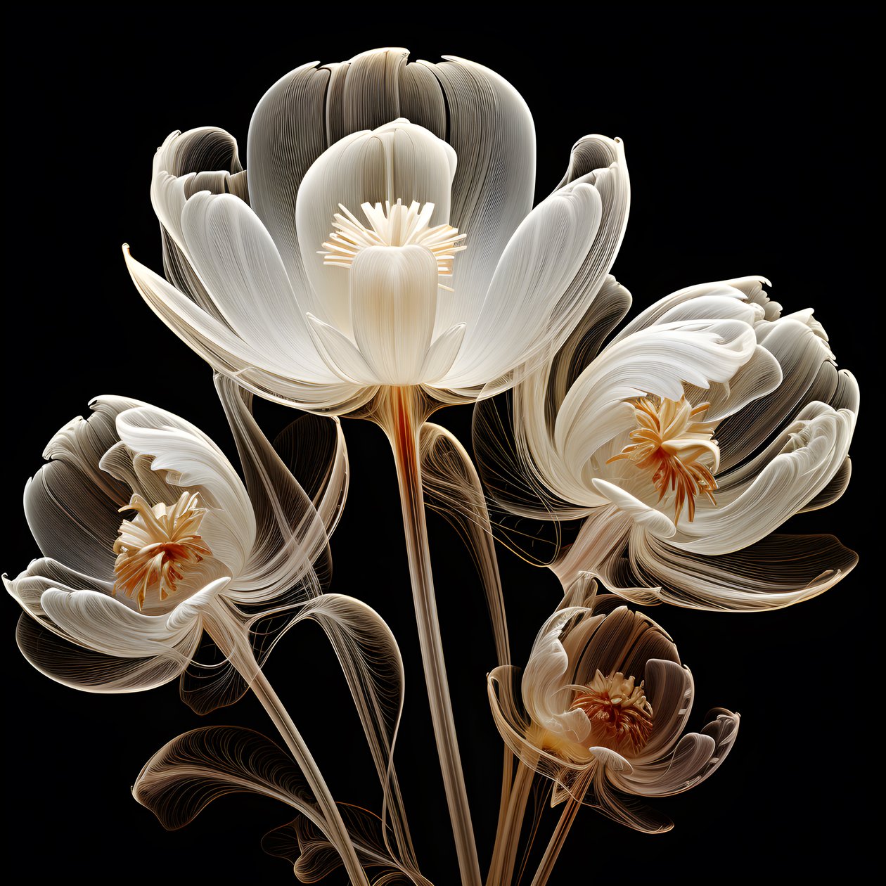 tulipani intricati 2 da Kurt Heppke