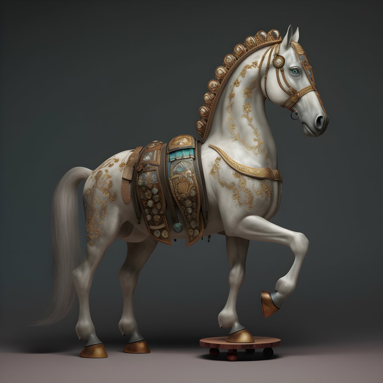 Cavallo antropomorfo 3 da Kurt Heppke