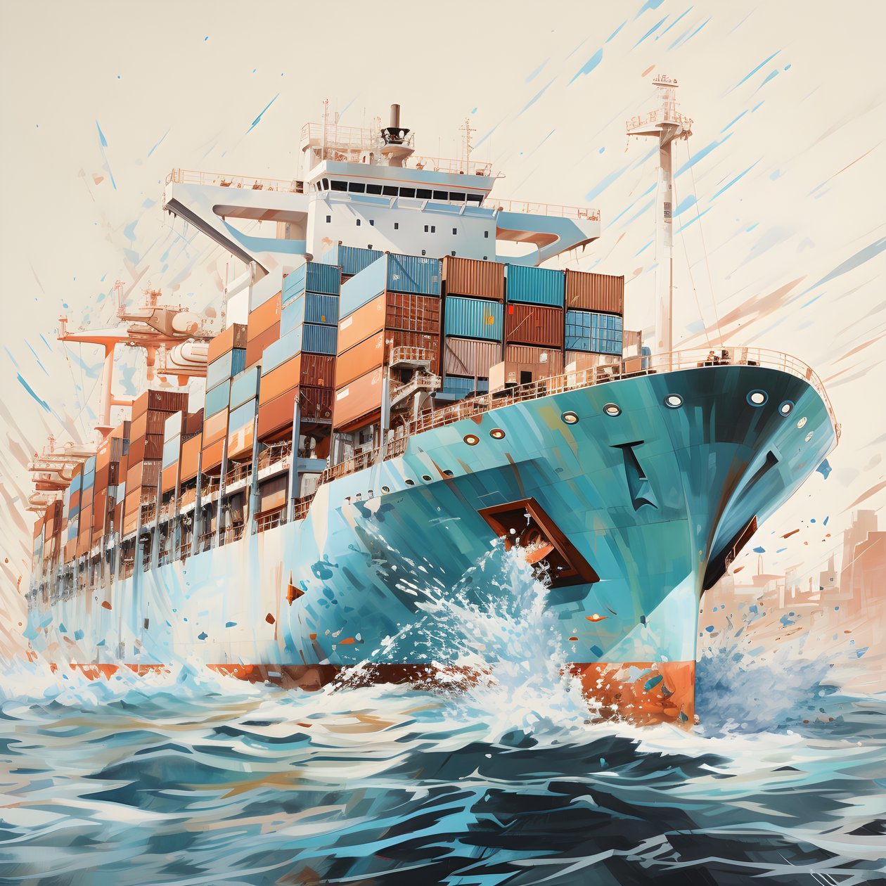 Una grande nave in acqua 3 da Kurt Heppke