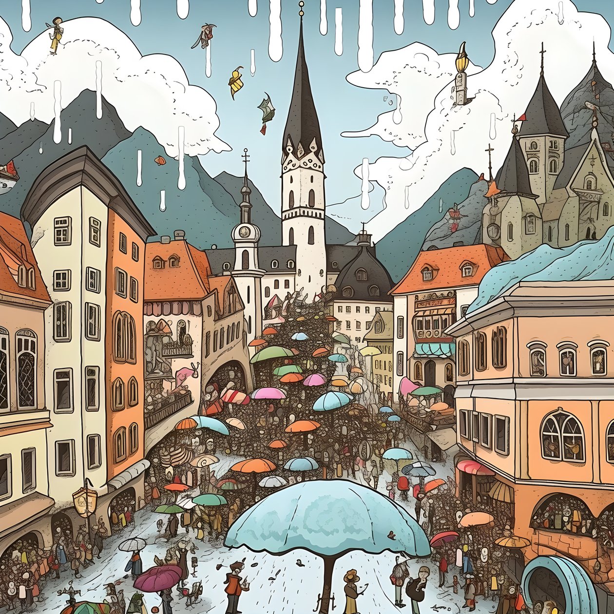 Austria, cartone animato 2 da Kurt Heppke