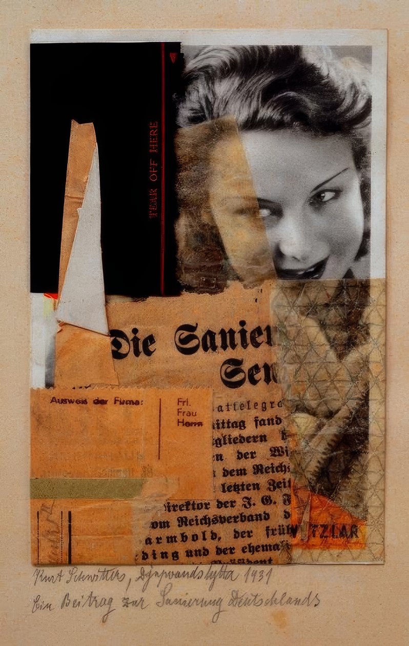 Un contributo alla risanamento della Germania da Kurt Schwitters